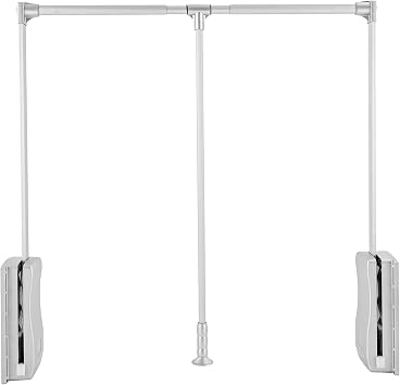 Wall Mounted Clothes Rack, Adjustable Closet Rod