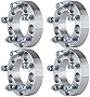 ECCPP 4PCS 1' 5 Lug Wheel Spacers 5x4.5 5x114.3 with 12x1.5 Studs 82.5mm Fit for 3 5 6 Wheel Spacers for Millenia Wheel Spacers for Miata Tribute Wheel Spacers