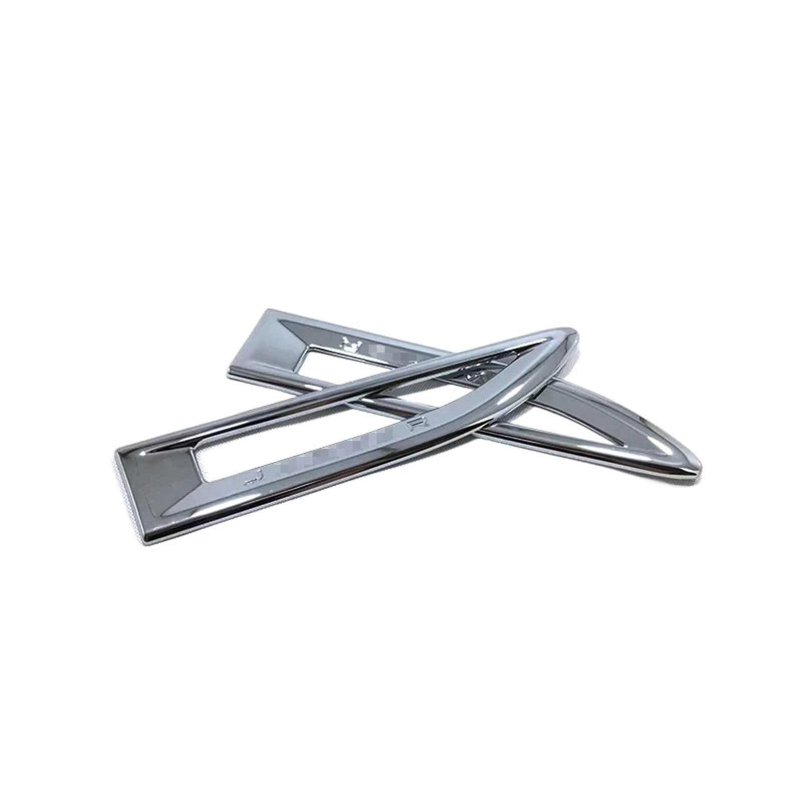Car Side Wing Trim Black Fit for Jaguar E-PACE 2018-2020 Fender Side Air Vent Outlet Cover Trim Sticker(Chrome Mirror)
