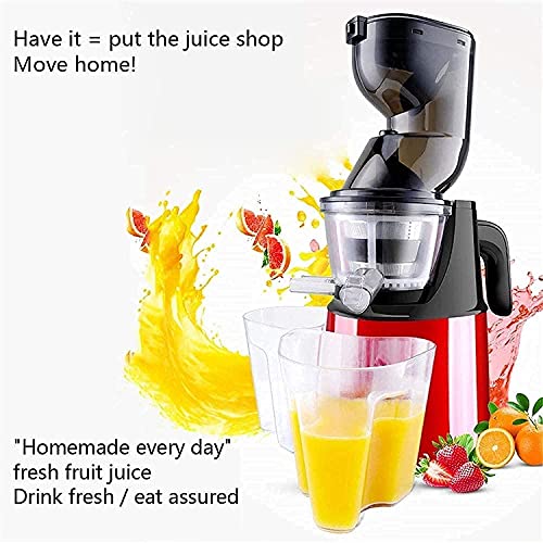 ERoomQ Juicer Machine,Professional Slow Juicer Vegetable Fruit Juicer Machine Two Speeds Silent Motor andle;60dB Masticating Juicer Extractor