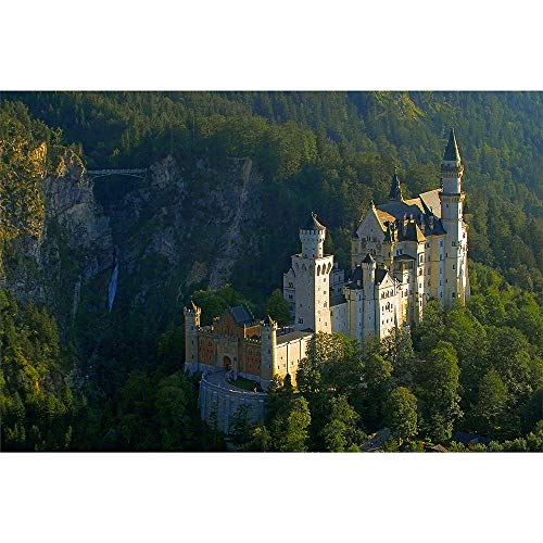 Preisvergleich Produktbild Klassische Puzzles Puzzle, Deutschland - Berühmte Schloss Neuschwanstein, Kind-Familie, Interaktive Spiele, 500 / 1000 / 1500 / 2000 / 3000 / 4000 / 5000 / 6000 Pieces 0711 (Color : B, Size : 4000 Pieces)