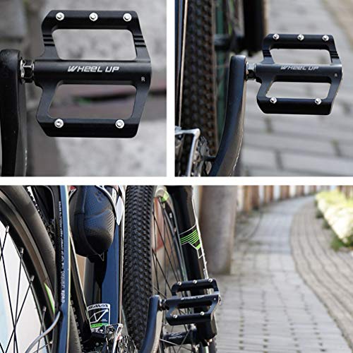 Pedal de bicicleta BESPORTBLE, pedal de liga de alumínio, antiderrapante, acessórios para bicicleta,