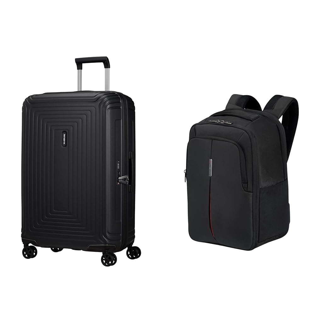Valise Samsonite Neopulse 70cm et sac cabine Ryanair Guardit 3.0 noir