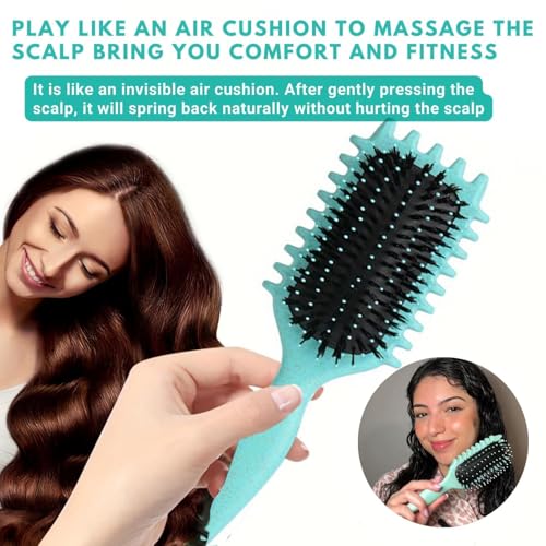 Image of (PACK OF 1) Curl Defining Brush, Curl Hair Brush, Curl Define Styling Brush, for Combing and Shaping Men's and Women's Curls to Reduce Pulling