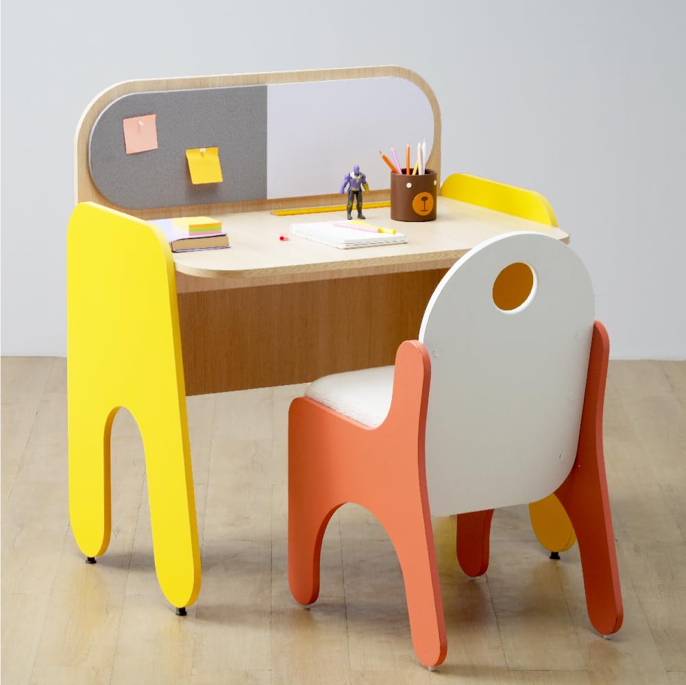 Smartsters Engineered Wooden Study Table Study Table with Pinup