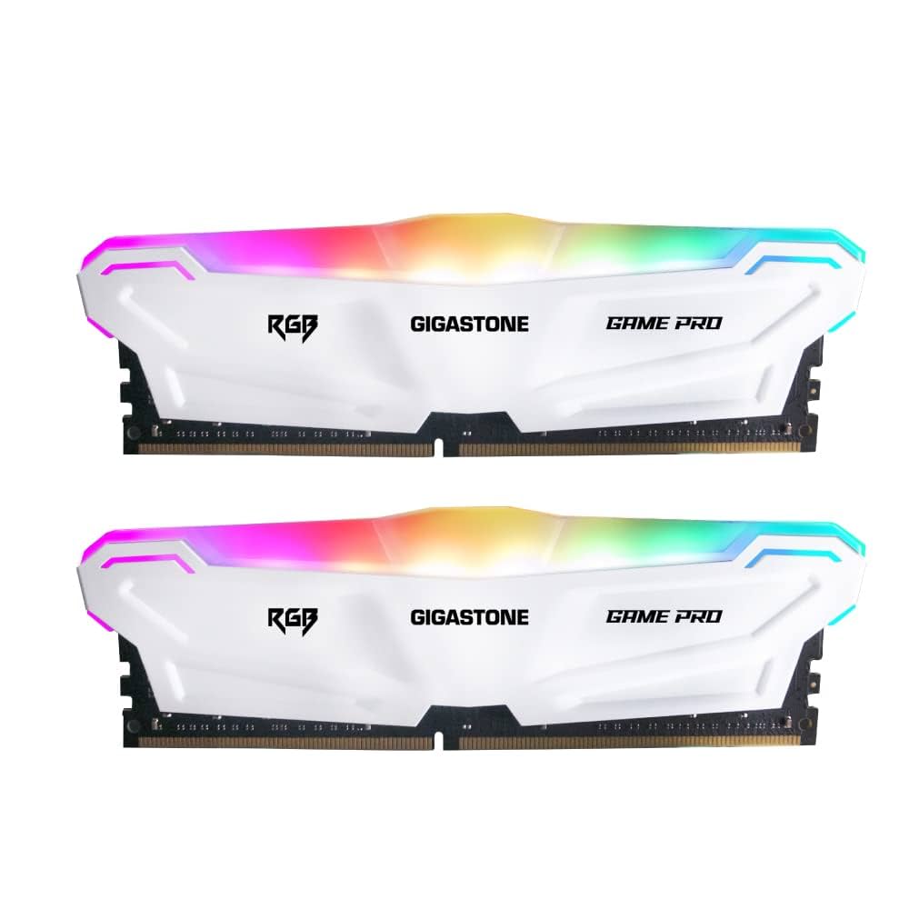 GIGASTONE DDR4 3200MHz 32GB RGBメモリ DDR4 RAM】 GIGASTONE Game Pro 32 GB Kit (2 x 16 GB) DDR4
