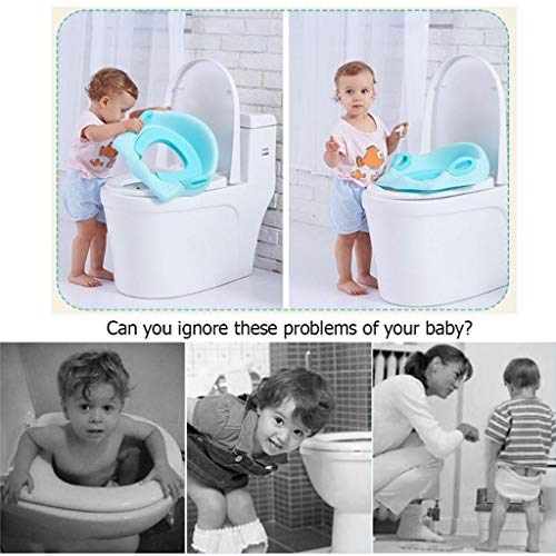 Potty Seat voor peuters Stevige Potty Seat Child Potty Training Seat Baby Cushion Armrest Rugleuning Toilertrainer… - Afbeelding 8