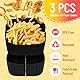 Ninipie 3 Stück Silikonform Heißluftfritteuse für Russell Hobbs Air Fryer xxl 8L, Zubehör für Russell Hobbs Air Fryer 8L SatisFry 27170-56, Airfryer Accessories Liners Silikon Einsatz Silikoneinsatz