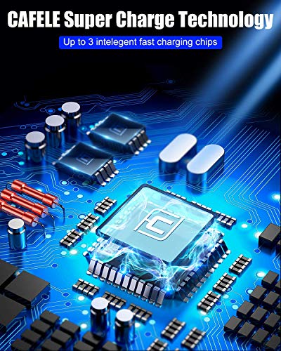 Cafele Magnetic Type C Cable,【2 Pack 6.6Ft】 Magnetic Usb C Cable With Led Light, Support Qc 3.0 Fast Charging & Data Transfer, Nylon Braided Magnet Phone Charger Cord For Type C Devices - Black #TOP3