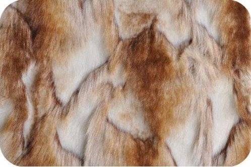Faux Fake Fur Chinchilla Brandy Fox Copper 58 Inch Sold by The Yard