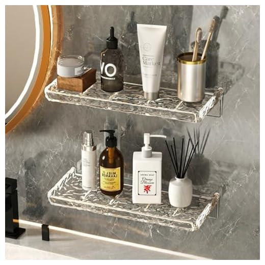 Kit 2 Prateleiras Banheiro Suporte Nicho Sem Furo Porta Shampoo Sabonete Organizador Multiuso Box Banheiro Parede Alta Fixação Adesivo Plástico Durável