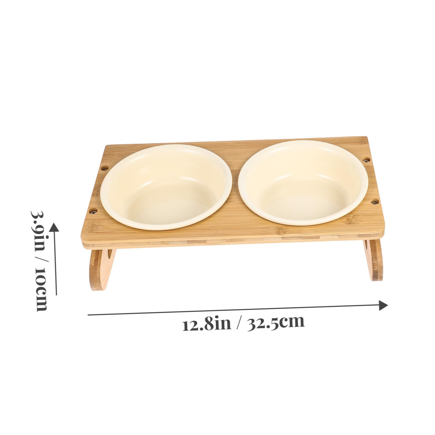 UPKOCH 1Set Ciotola per Antiscivolo con Rialzato per Alimentazione e Igienica Design e Resistente