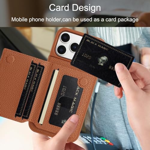 Étui compatible avec iPhone Air et iPhone 17 Air étui portefeuille cuir - 5