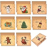 🦌【LINDAS PEGATINAS DE SELLADO】: Se utilizan pequeñas pegatinas para cerrar el sobre, lo que hace que la tarjeta de felicitación sea perfecta y particularmente hermosa.