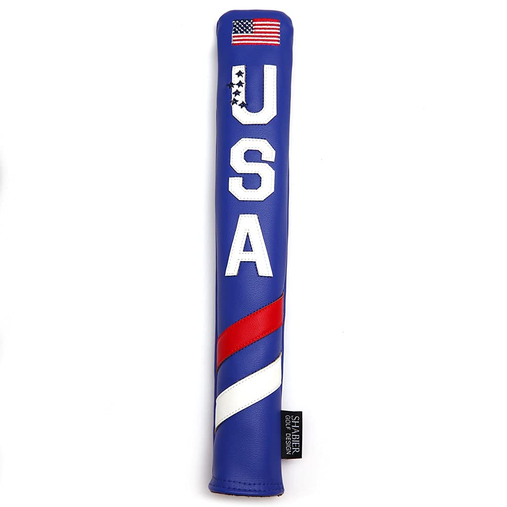 USA PU Pelle Impermeabile Golf Allineamento Stick Copertura Club Protector Tiene Bastoni