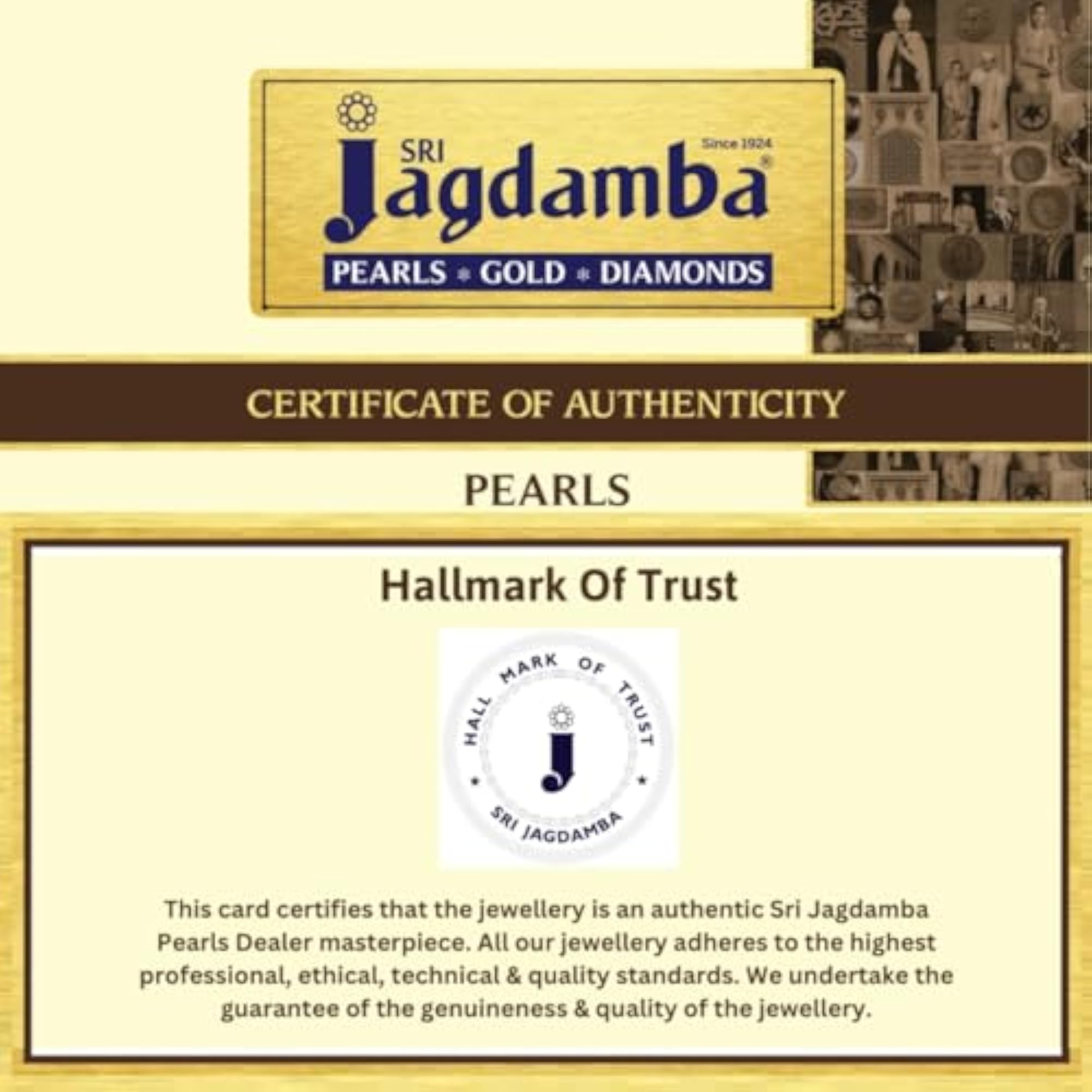Tara Pearl Choker Set with Certificate of Authenticity
