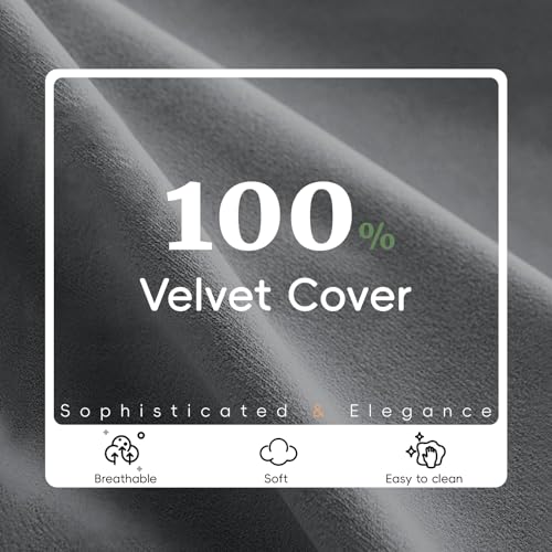 ROKDUK Travesseiro de leitura para adultos, travesseiro de costas para sentar na cama, suporte de es