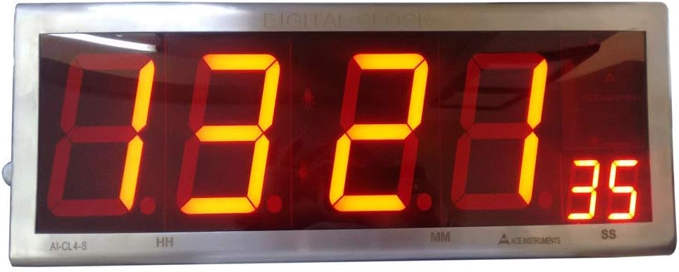 Ace Digital GPS Clock with Master Slave Feature Specially for Large Industries, Labs, Pharma Clean Rooms