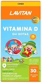 LAVITAN VIT-D SOL OR FR 30ML, Laranja, Pequeno