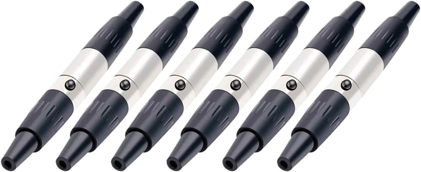 10pcs 3 4 5 6Pins Male Female Plug Audio Microphone Connector(5xF 5xM 6Pin)