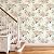 BKSTICK Pink Floral Peel and Stick Wallpaper Self Adhesive Removable Thick Vinyl Watercolor Botanical Flower Accent Wall for Bedroom Bathroom Living Room Renter Friendly 17.7" x 118"