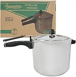 Panela de Pressão Suprema Roque 7 Litros Inox