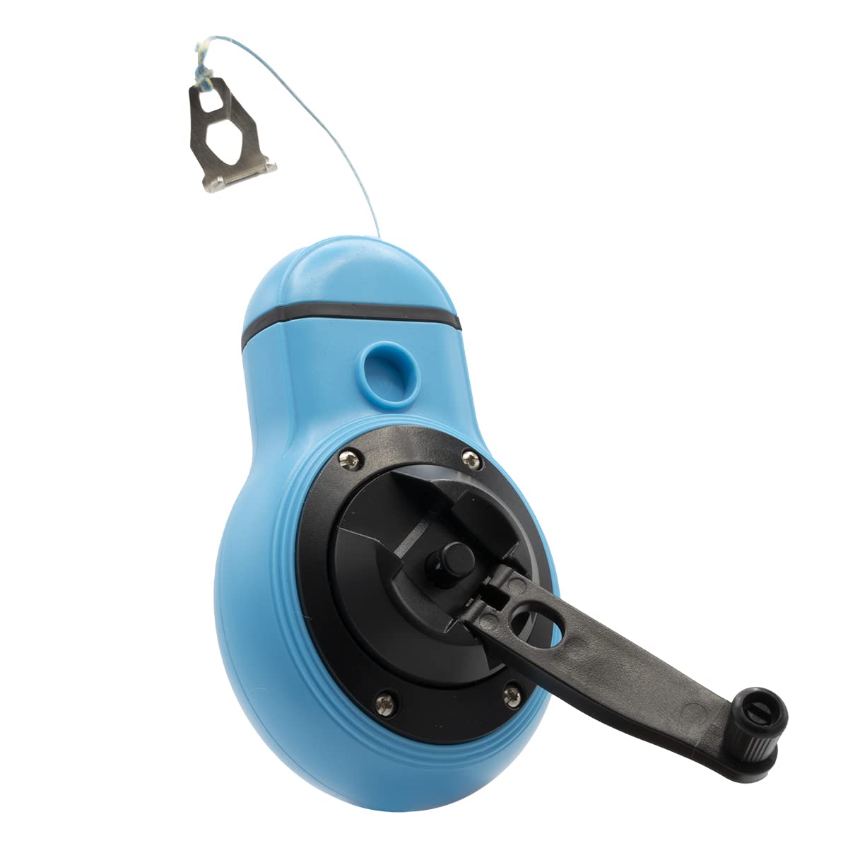 OX Pro Compact Chalk Reel with Kevlar Reinforced Line - 6 to 1 Gear Ratio with 100 Foot Line