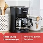 BLACK+DECKER 5-Cup Coffeemaker, Black, DCM600B - Image 3
