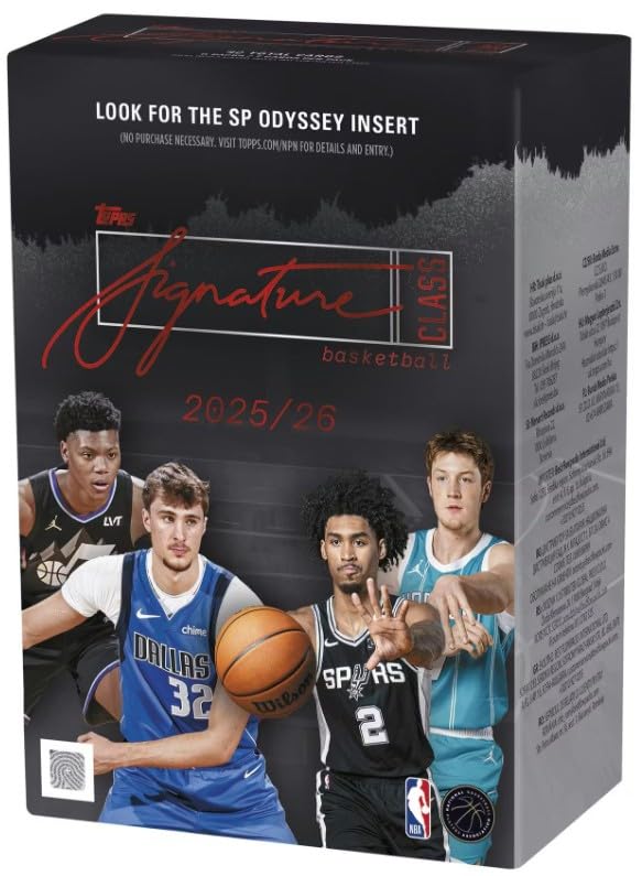 NEW 2025-26 SIGNATURE CLASS Basketball Card BLASTER Box Chance for Chrome Autographs!
