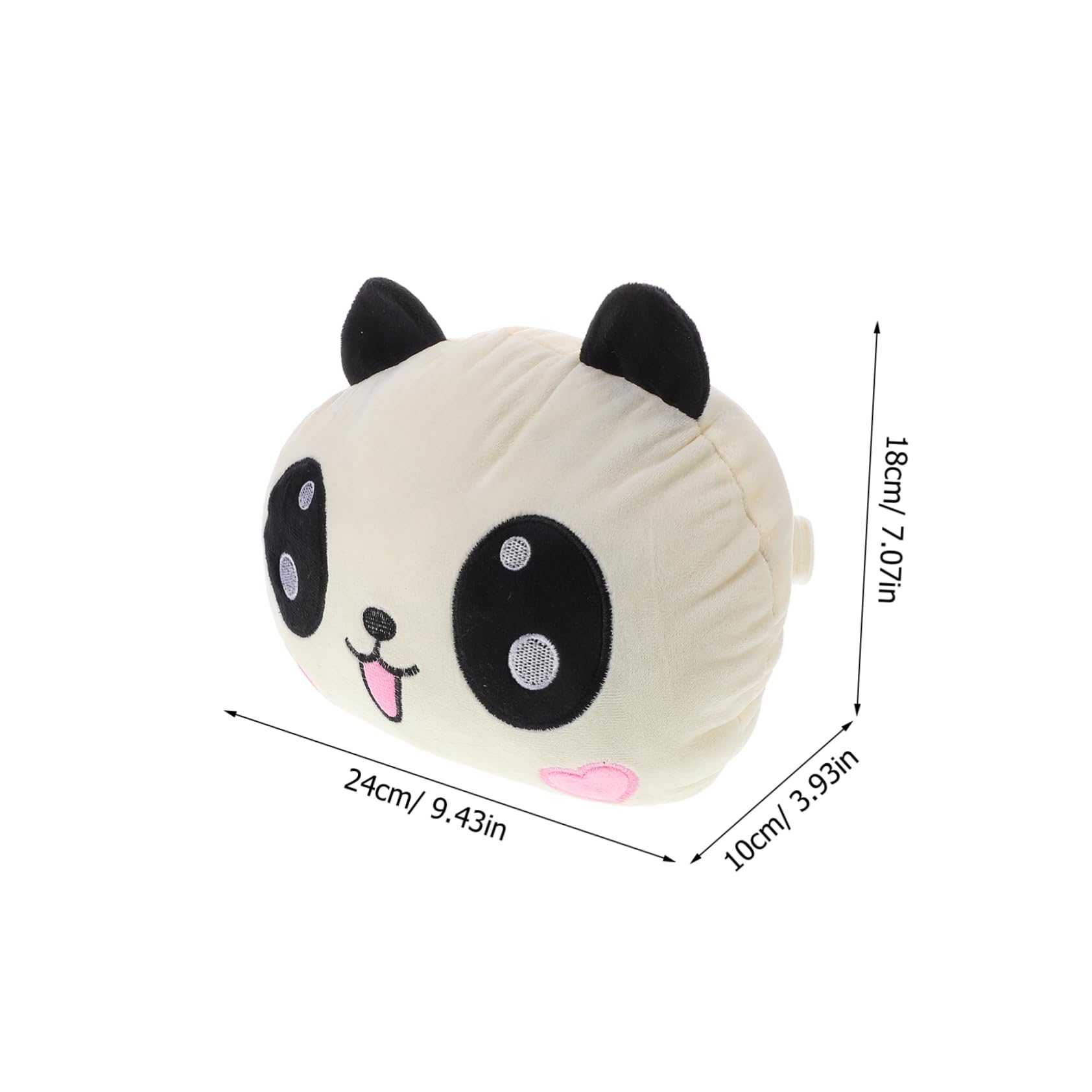 SOESFOUFU Panda Car Pillow Headrest Soft Neck Support Pillow for Sleep Travel Office Ergonomic Design Easy Installati