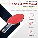 Killerspin 4X Impact Ping Pong Paddle Set – 2-Pack Table Tennis Rackets with 6 Balls | Flared Handle, 5-Ply Wood, Durable Rubber for Beginner to Advanced Players