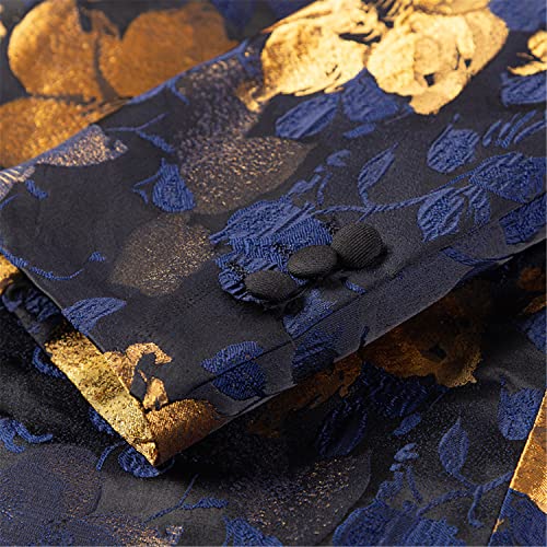 SoptoToxodo Stylish Suits for Men Floral Prom Suits Luxury Embroidered Wedding Blazer Dinner Tuxedo Jacket for Party4