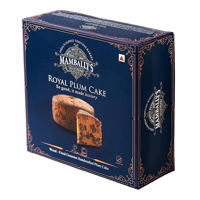Mambally's Royal Plum Cake –India’s First Historically Recorded |Gourmet, Wood-Fire Baked | Rich, Traditional Christmas Fruit & Nut Cake with Real Butter | Authentic 1883 Recipe| No Added Preservatives or Artifical Colour | 400g Pack of 1-image-22