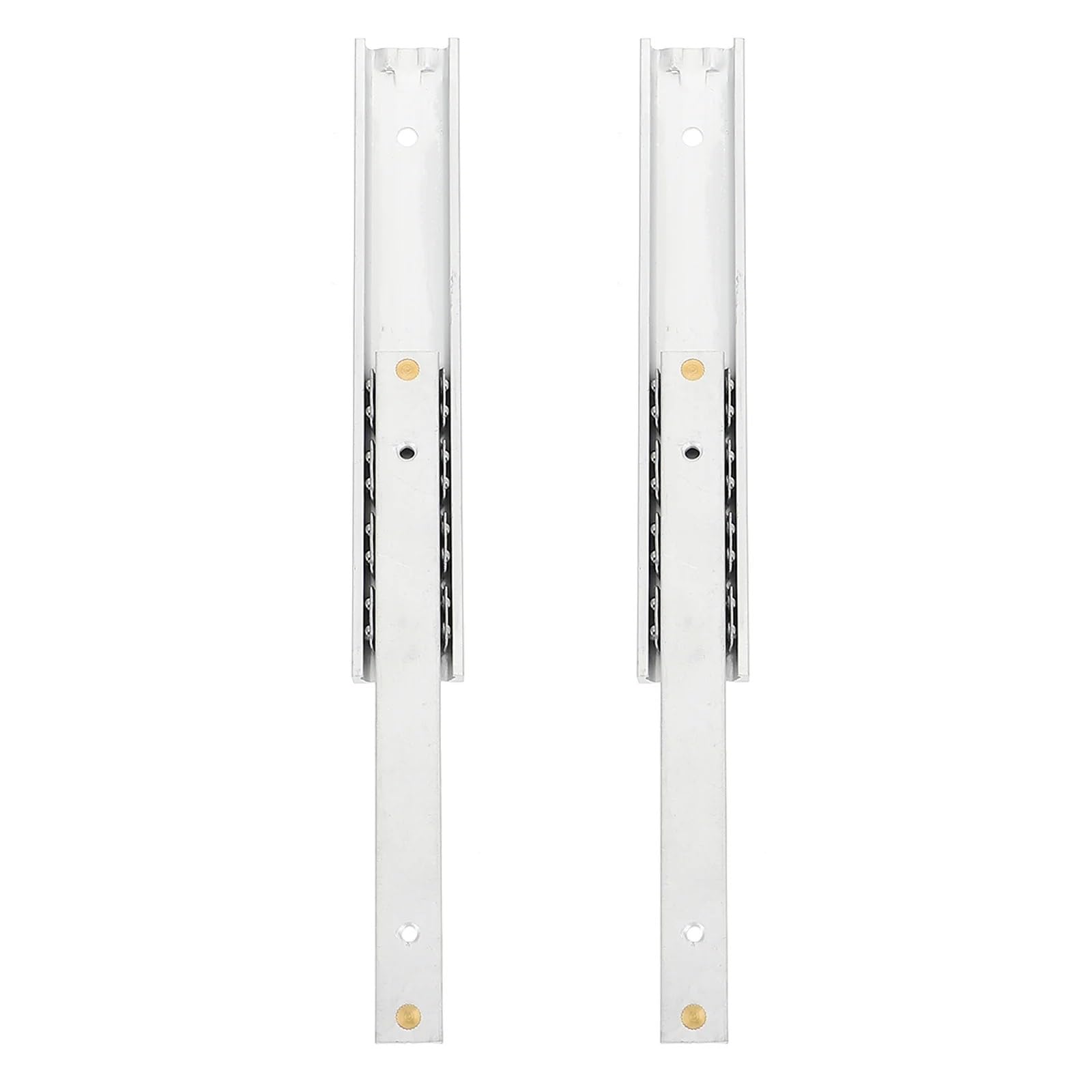 Oumifand 15.5X1.6cm 2Pcs Kitchen Sliding Drawers Cupboard Sliders Glides Duty Mini Furniture Miniature Rail Extended Slide For(15.5X1.6cm)