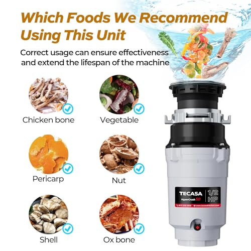Tecasa TGES50N 1/2 Hp Garbage Disposals thumb #3
