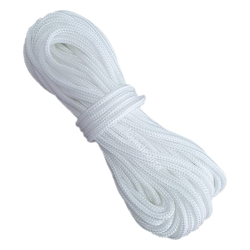 Corda De Varal de Teto Resistente Antimofo 25 Metros - 3mm BRANCO