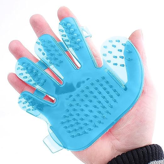 KRUSH Pet Grooming And Bathing Silicon Glove,Gentle Deshedding Brush Glove Hair Remover Brush for Long and Short Hair Dogs, Cats & Horses Brushes Efficient Pets Hair Remover ( MULTICOLOR PACK OF 1 PCS ) (B0DD35LJ9B) Amazon Price History, Amazon Price Tracker