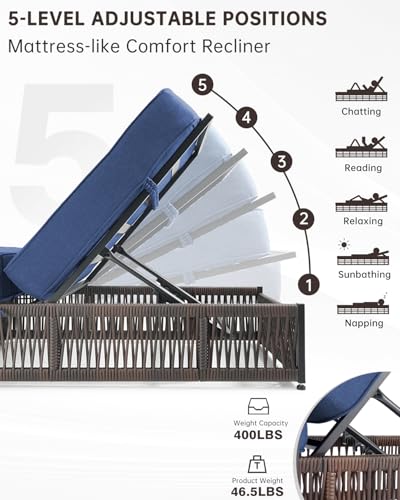 Luxury Outdoor Poolside Lounger Set