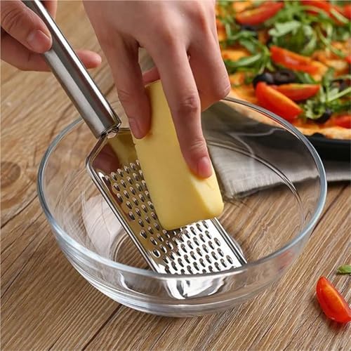 Rallador manual multifuncional para queso y vegetales miniatura 5