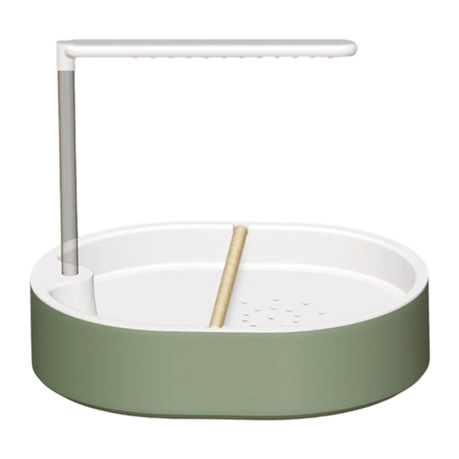 LOVIVER Vasca da Bagno Automatica per Uccelli Vasca da Bagno Automatica per Uccelli Accessori per Doccia Conure Multifunzione Parrocchetto con Pompa da per, Style B