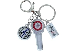  Stray Kids Light Stick Keychain [Official Stray Kids Merchandise]