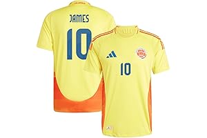 James Rodríguez Jersey: Yellow #10 Colombia Home Soccer Jersey