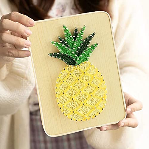 Image of BAZIMA ALICE DIY String Art Kit for Beginner, DIY Pineapple Craft Kit,Unique Gift,Craft Kit for Holidays