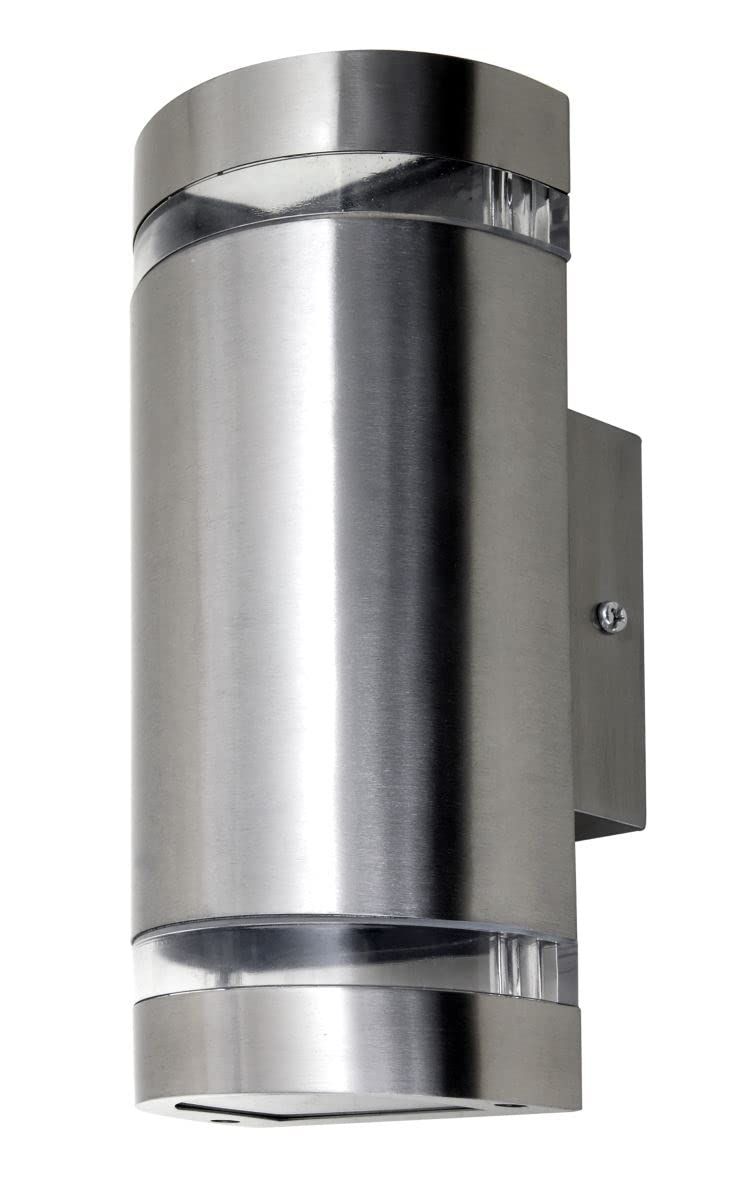 Eco Light Lutec Focus LED-Außenwandleuchte, 35W, Edelstahl (ST6040GU10)