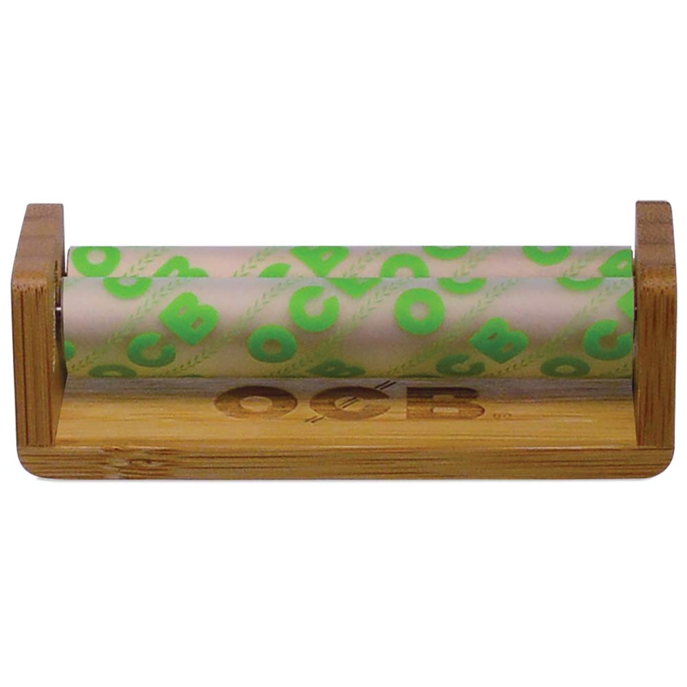 Amazon.com: OCB 79mm 1 1/4 Bamboo Wood Cigarette Rolling Machine Includes  American Rolling Club Scoop Card : Health & Household