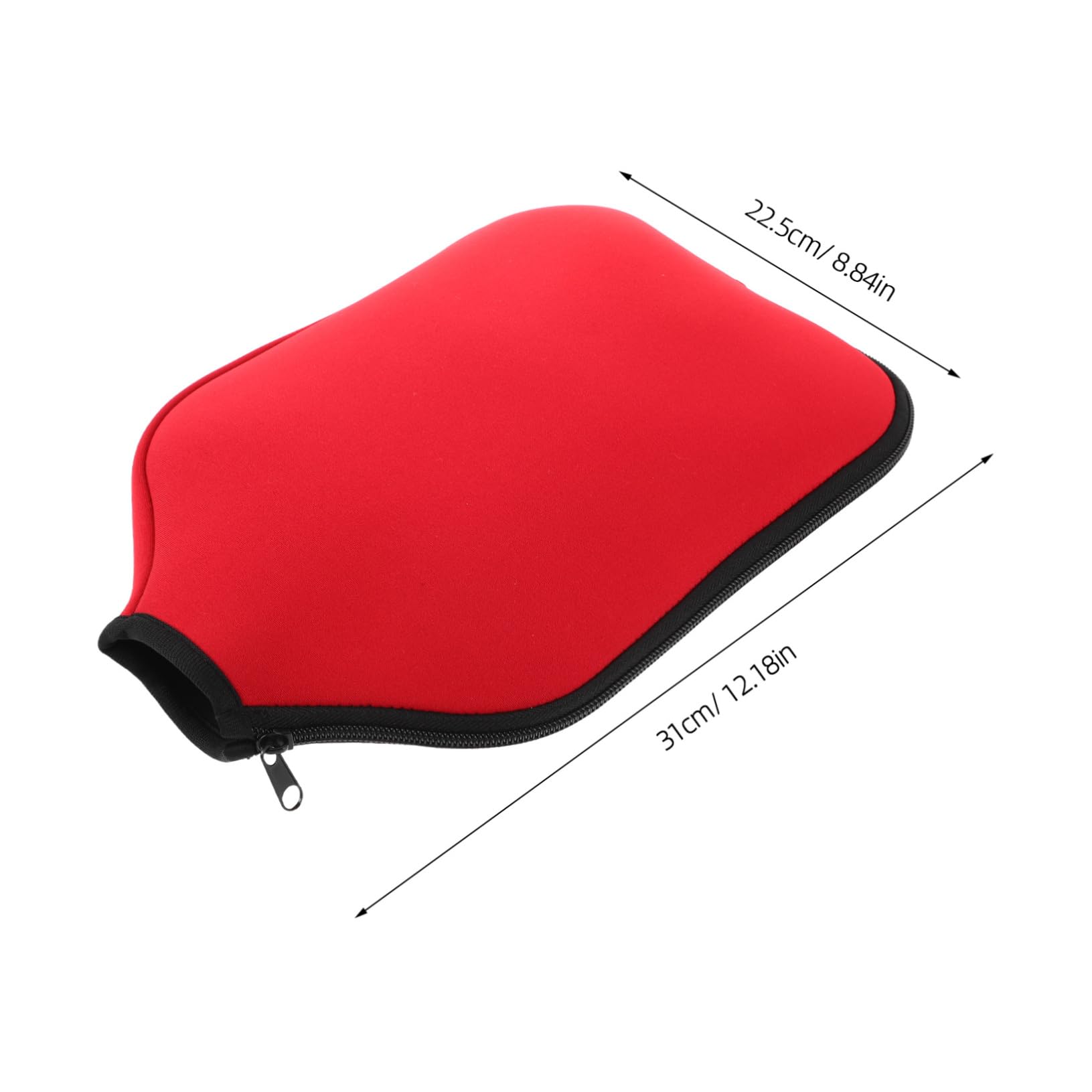BESTonZON 2pcs Pickle Racket Cover Paddle Case Paddle Organizer Racket Sleeve Racquet Protector Racquet Sleeve Cover Table Tennis Bat Case Neoprene Red