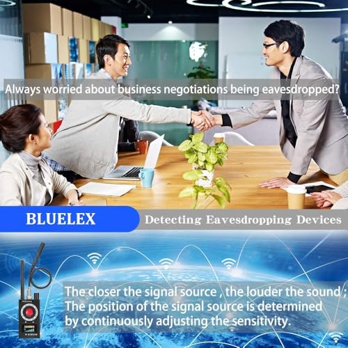Image of DEATTI K18 Anti Spy Detector for RF Signal Scanner Device, Hidden Camera, Bug, GPS Tracker, Camera Finder (DECM40)