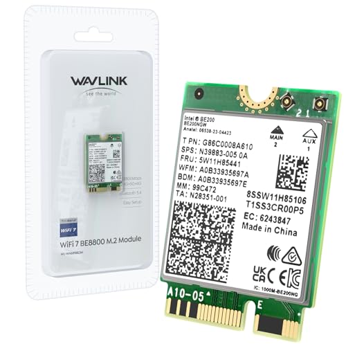 WAVLINK Scheda WiFi 7 M.2 NGFF BE200 con Bluetooth 5.4