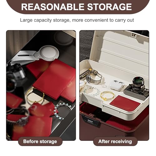 Boîte de rangement verrouillable pour organiser votre bureau à la maison - 3