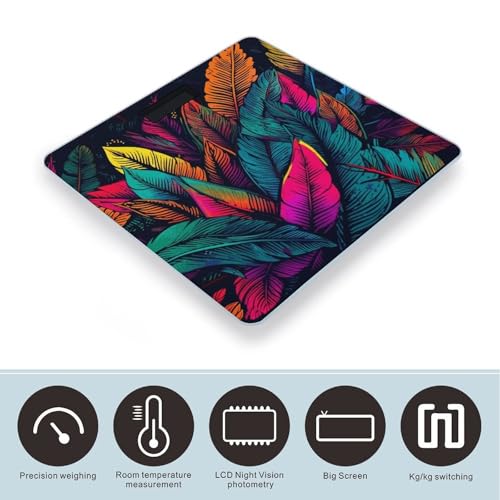 Báscula digital de alta precisión con diseño tropical miniatura 3